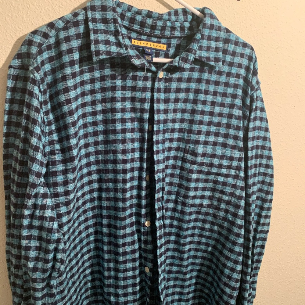 Teal Flannel